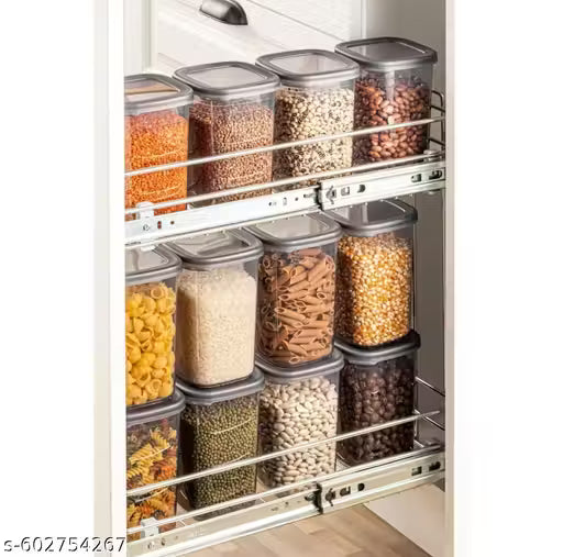 1100 Ml Easy Flow Cereal Dispenser Storage Jar