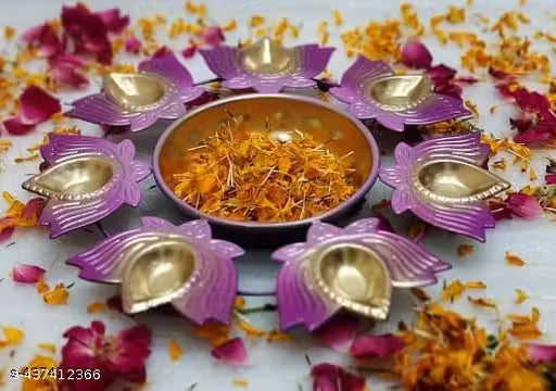 New Decorative Urli Bowl Diya Holder Stand