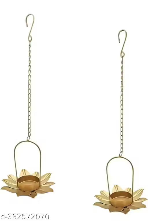 Hanging tea light set of 4