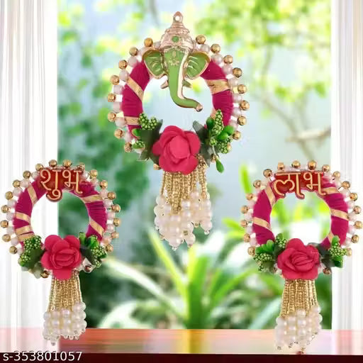 Laxmi Marble Subh Labh Door Hanging.