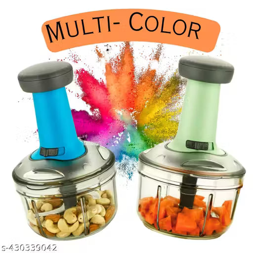 Stysol 1000 ML Handy Push Chopper Vegetable & Fruit Cutter.