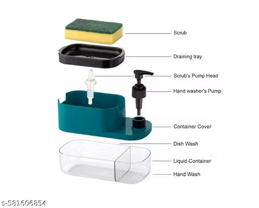 3 in 1 Soap Pump Dispenser .